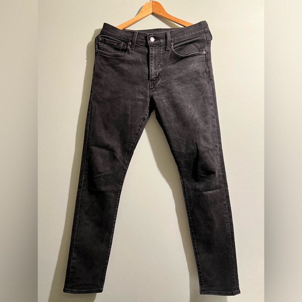 Levi’s 512 slim taper black jeans 31x32